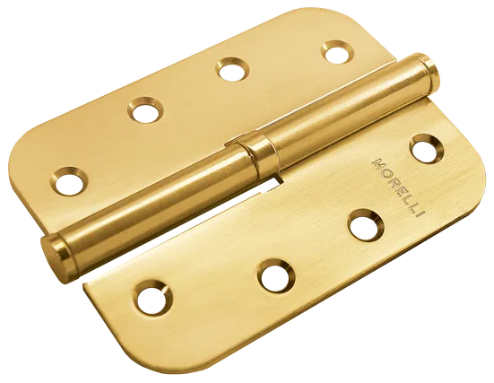 Петля карточная разъемная MSND-C 100X70X2.5 SG R с подшипником стальная левая, врезная, цвет матовое золото фото купить Омск