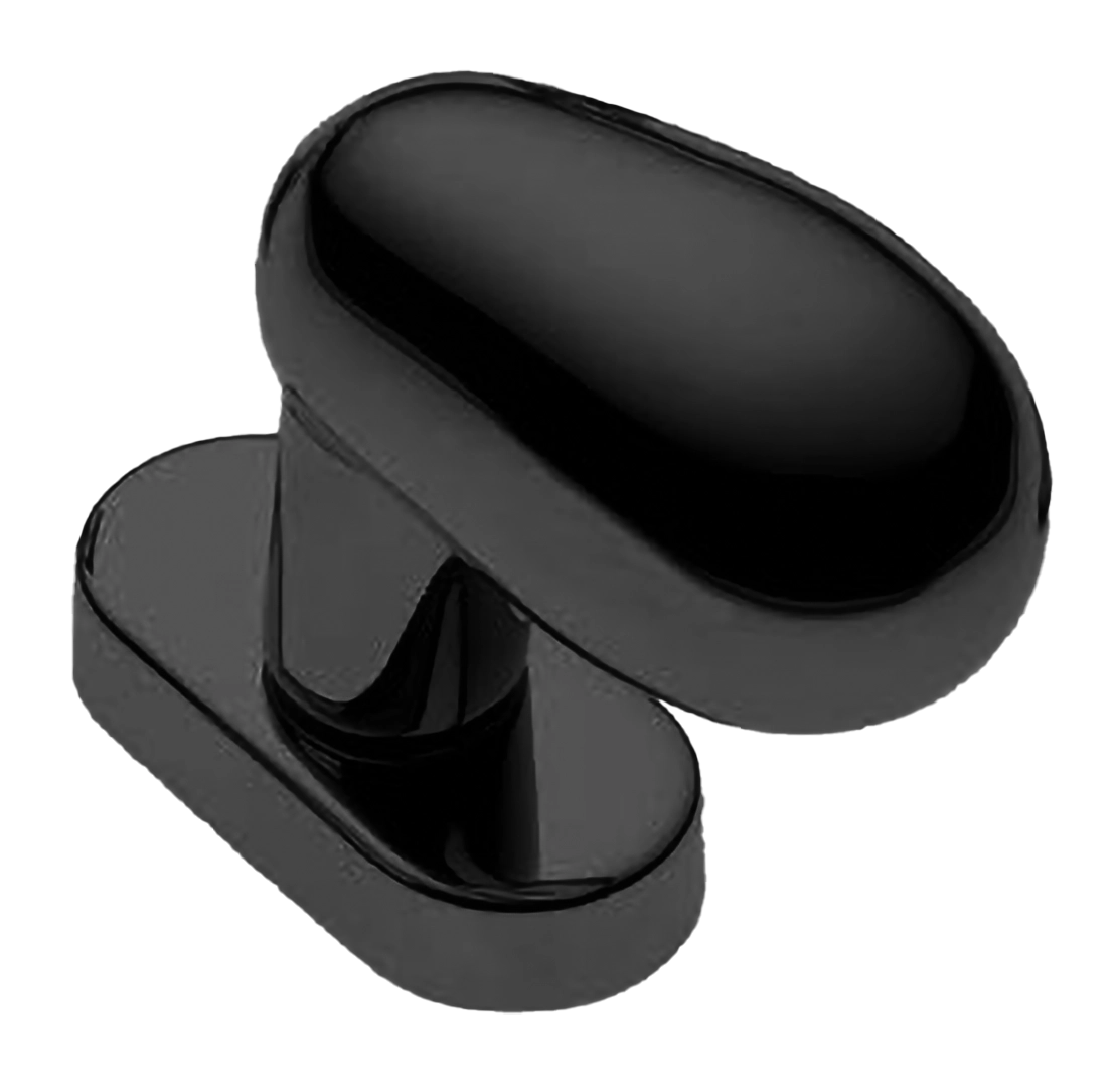 Ручка оконная UOVO W1 NERO, цвет - черный фото купить Омск
