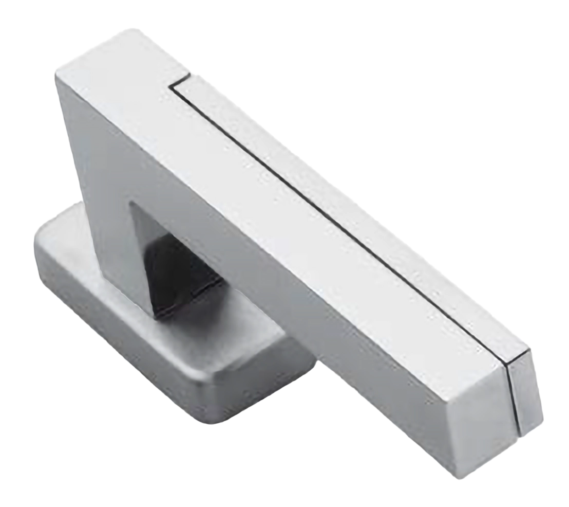 Ручка оконная ISLAND W1 CRO на прямоугольной розетке, цвет хром, латунь фото купить Омск