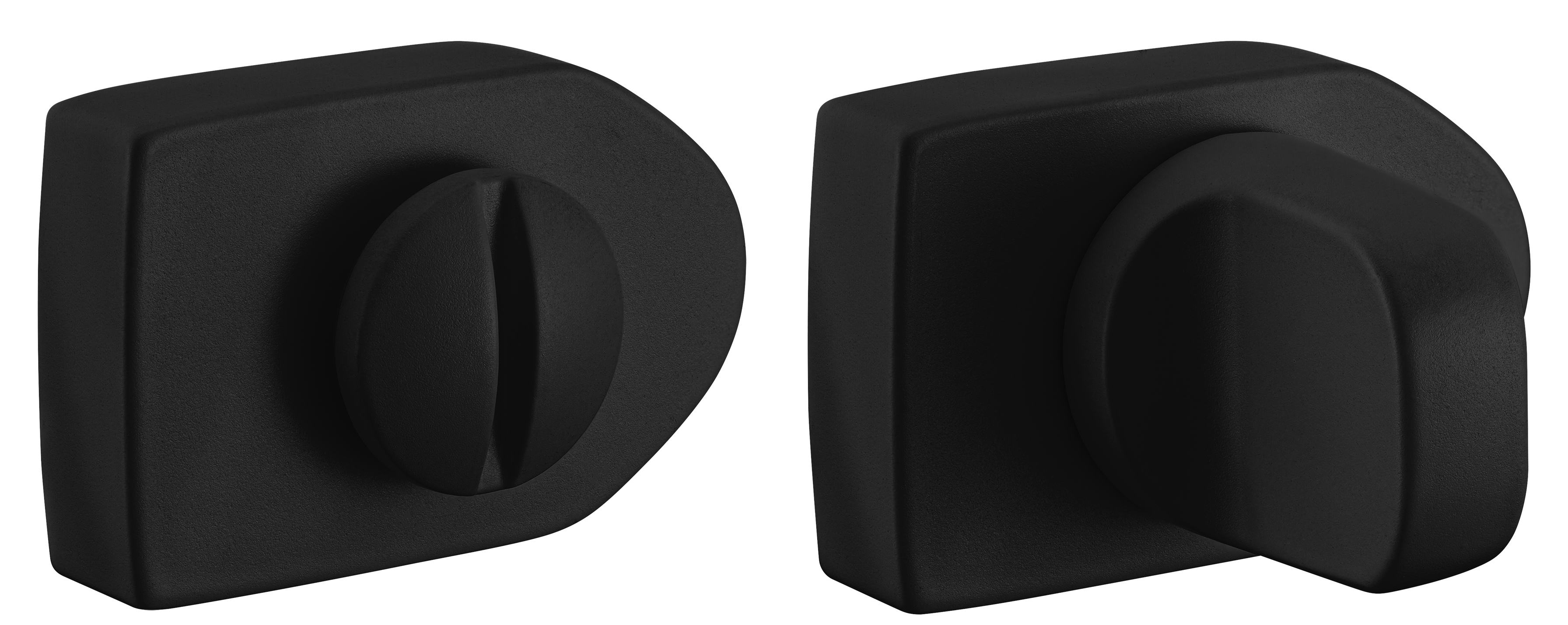 Завертка сантехническая LUX-WC-SH NERO-ST цвет - черный soft-touch фото купить Омск