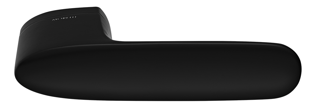 Ручка дверная UNIVERSE NERO-ST цвет черный soft-touch, ЦАМ фото купить в Омске