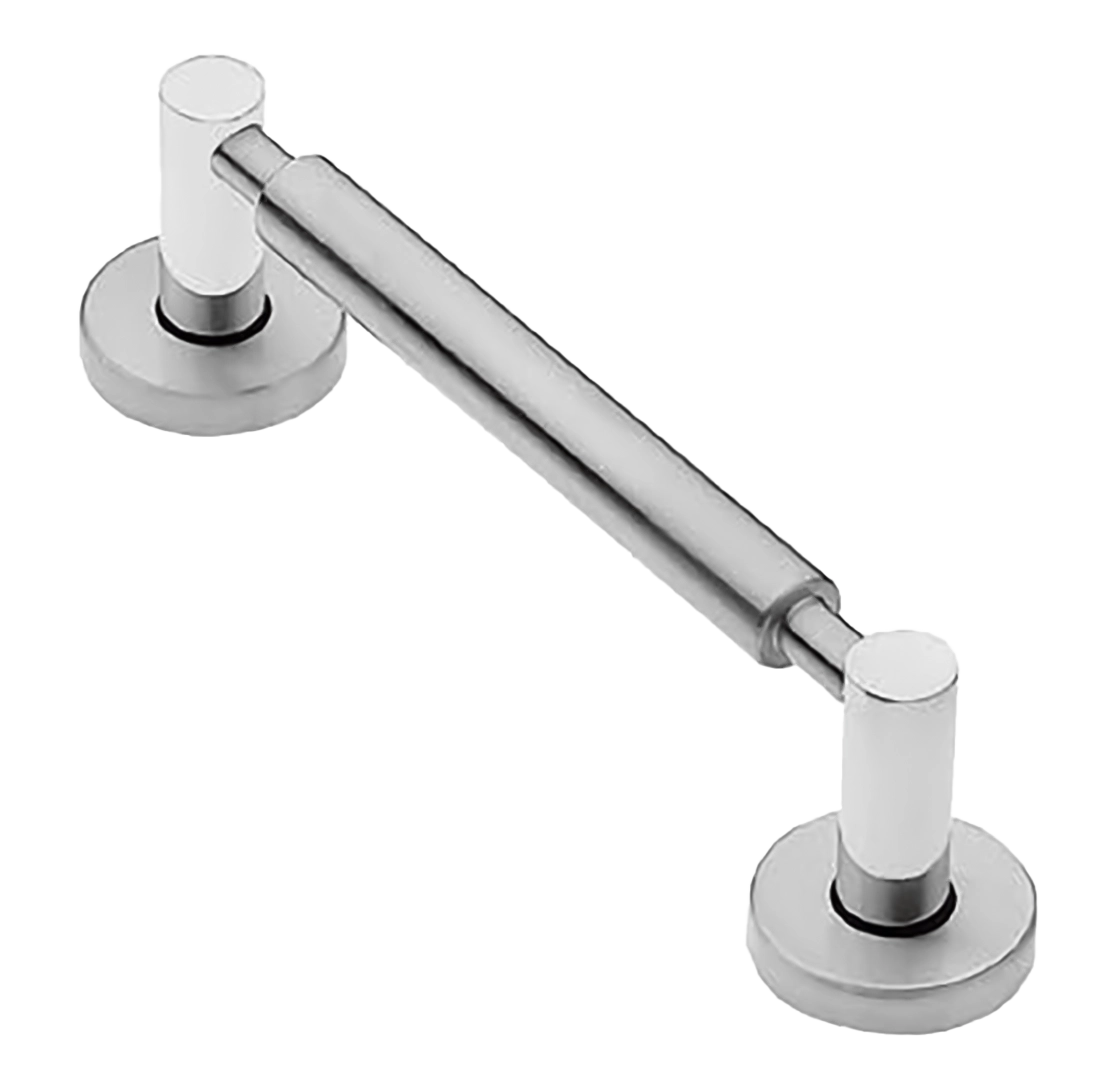 Ручка-скоба дверная CLOUD PH CRO на круглой розетке, цвет хром, латунь фото купить Омск