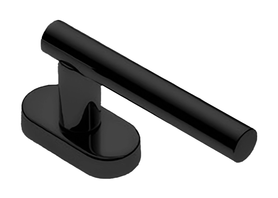 Ручка оконная CALLA W1 NERO, цвет - черный фото купить Омск