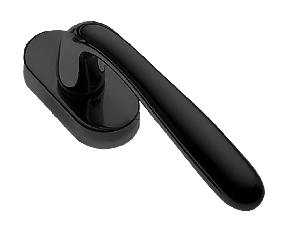 Ручка оконная RUBINO W1 NERO, цвет - черный фото купить Омск