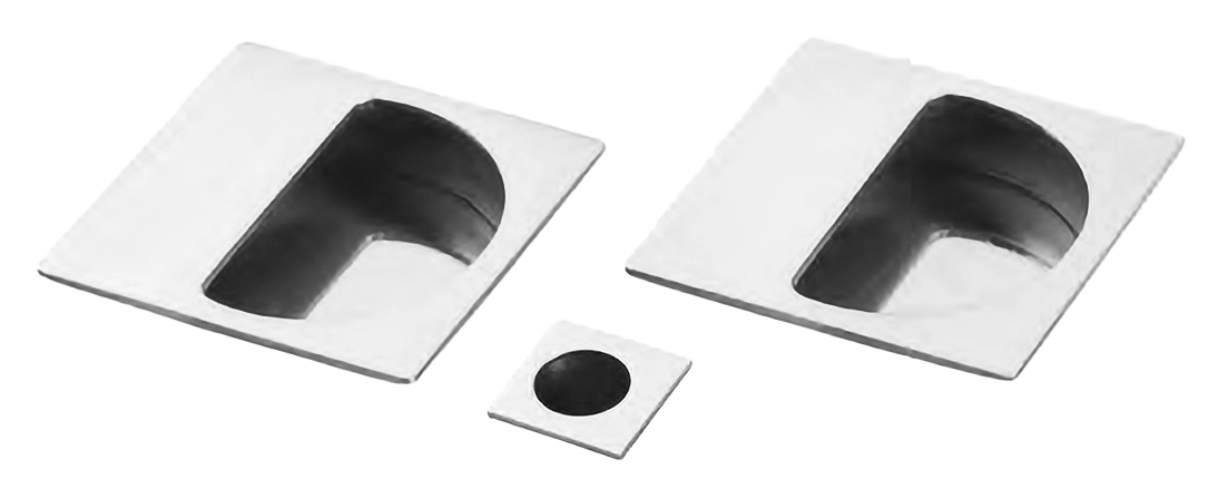 Ручки для раздвижной двери ART.72/Q CRO с пальчиковой ручкой и заверткой WC, цвет - хром фото купить Омск