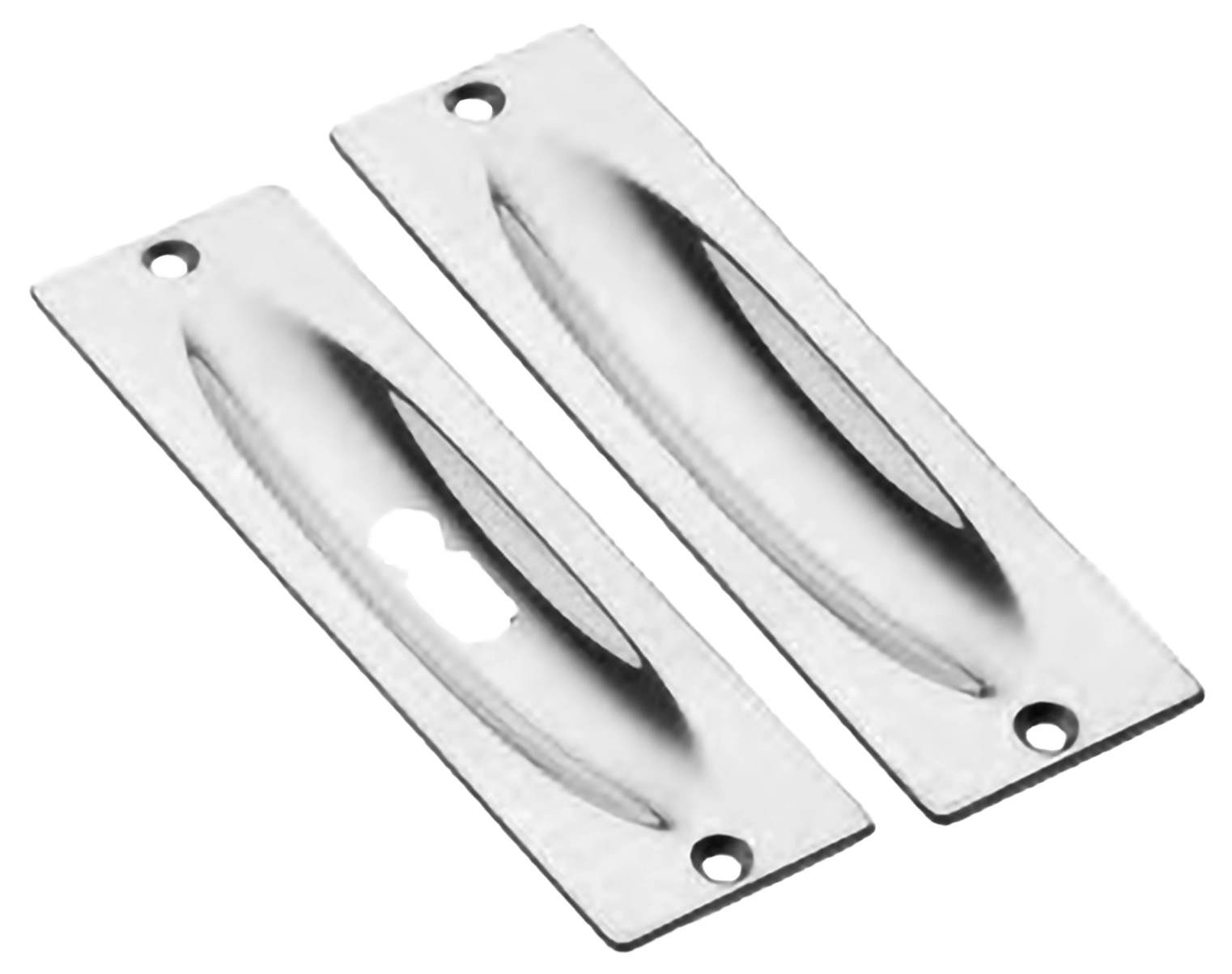 Комплект ручек для раздвижных дверей ART.50/R CRO под ключ, цвет хром, латунь фото купить Омск