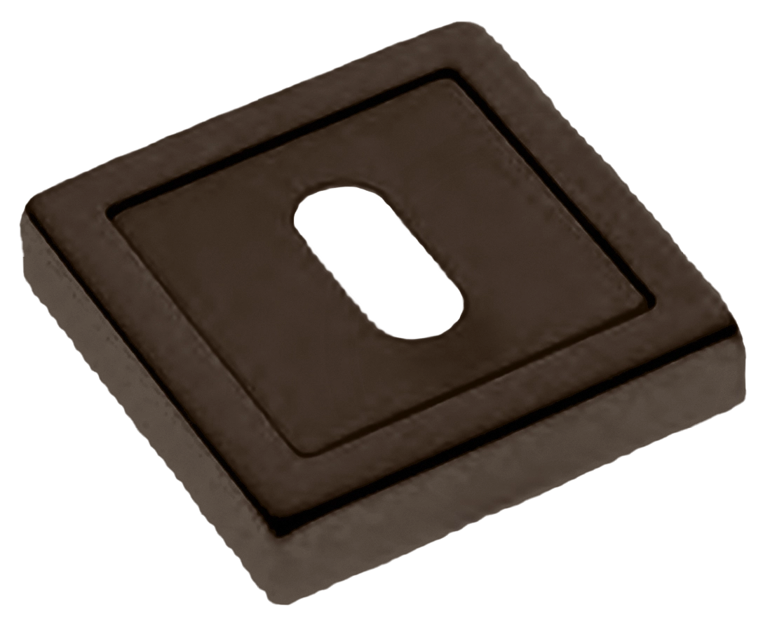 Накладка на ключевой цилиндр LUX-FK-S3 ANT на квадратной розетке под ключ буратино, цвет - антрацит фото купить Омск