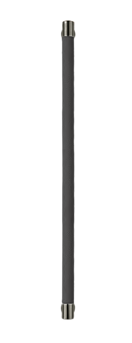 Ручка-скоба HIDE LEATHER PH/A ANT/GRAFITE без розетки, цвет антрацит/графит без розетки, латунь фото купить Омск