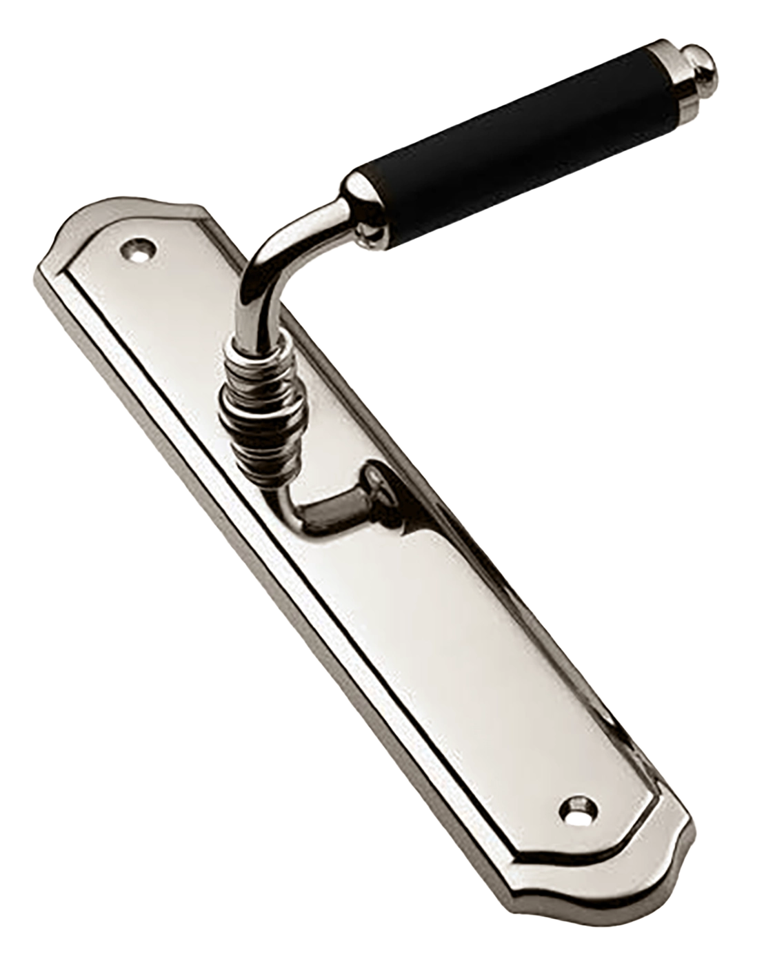 Ручка дверная на планке RIVA PL NIK, цвет никель, латунь фото купить в Омске