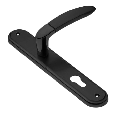 Ручка дверная на планке SAIL PL NERO, цвет черный, латунь фото купить в Омске