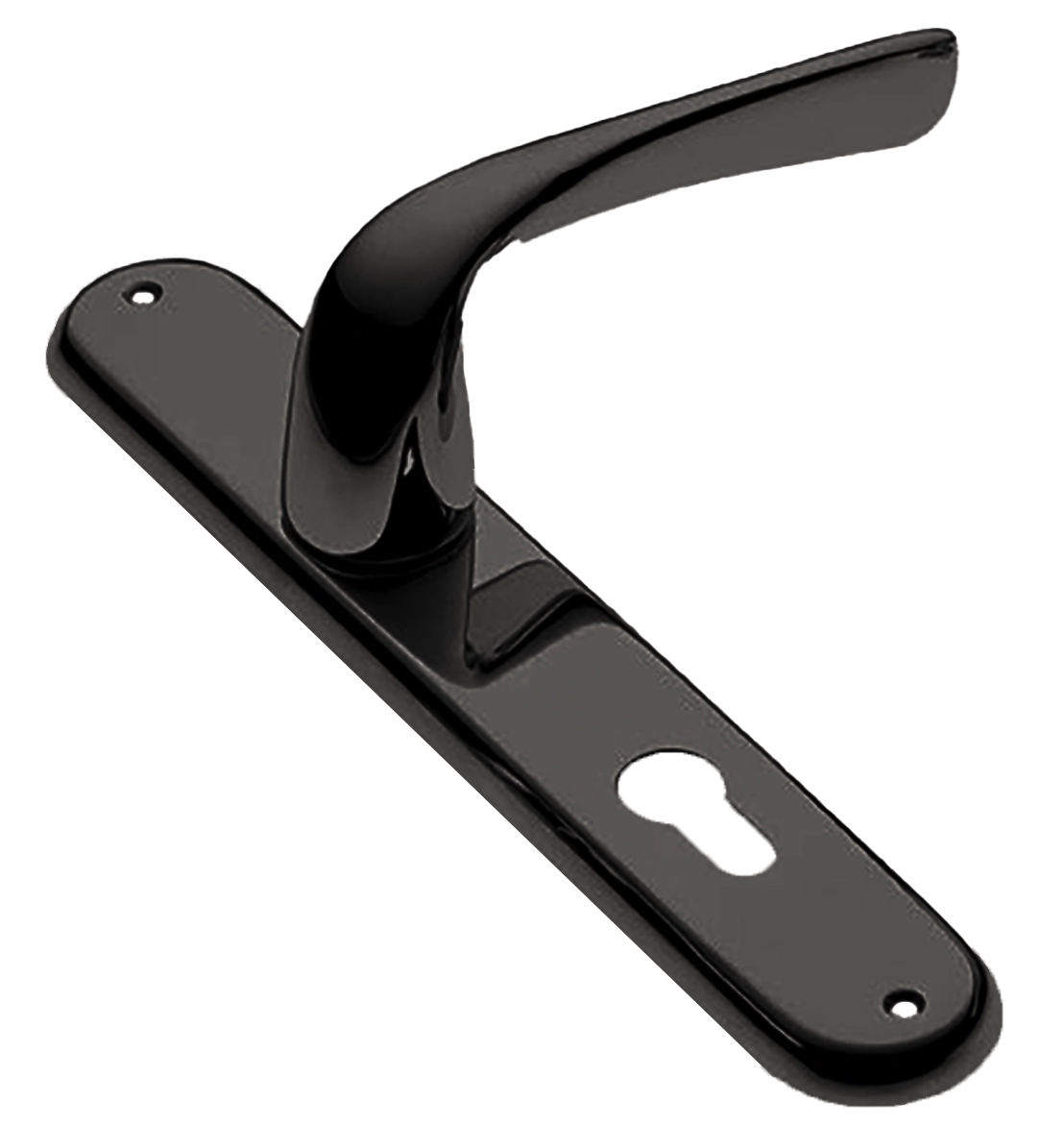 Ручка дверная на планке LE MANS PL NIN, цвет черный никель, латунь фото купить в Омске