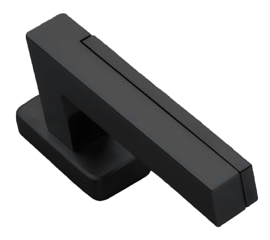 Ручка оконная ISLAND W1 NERO на прямоугольной розетке, цвет черный, латунь фото купить в Омске