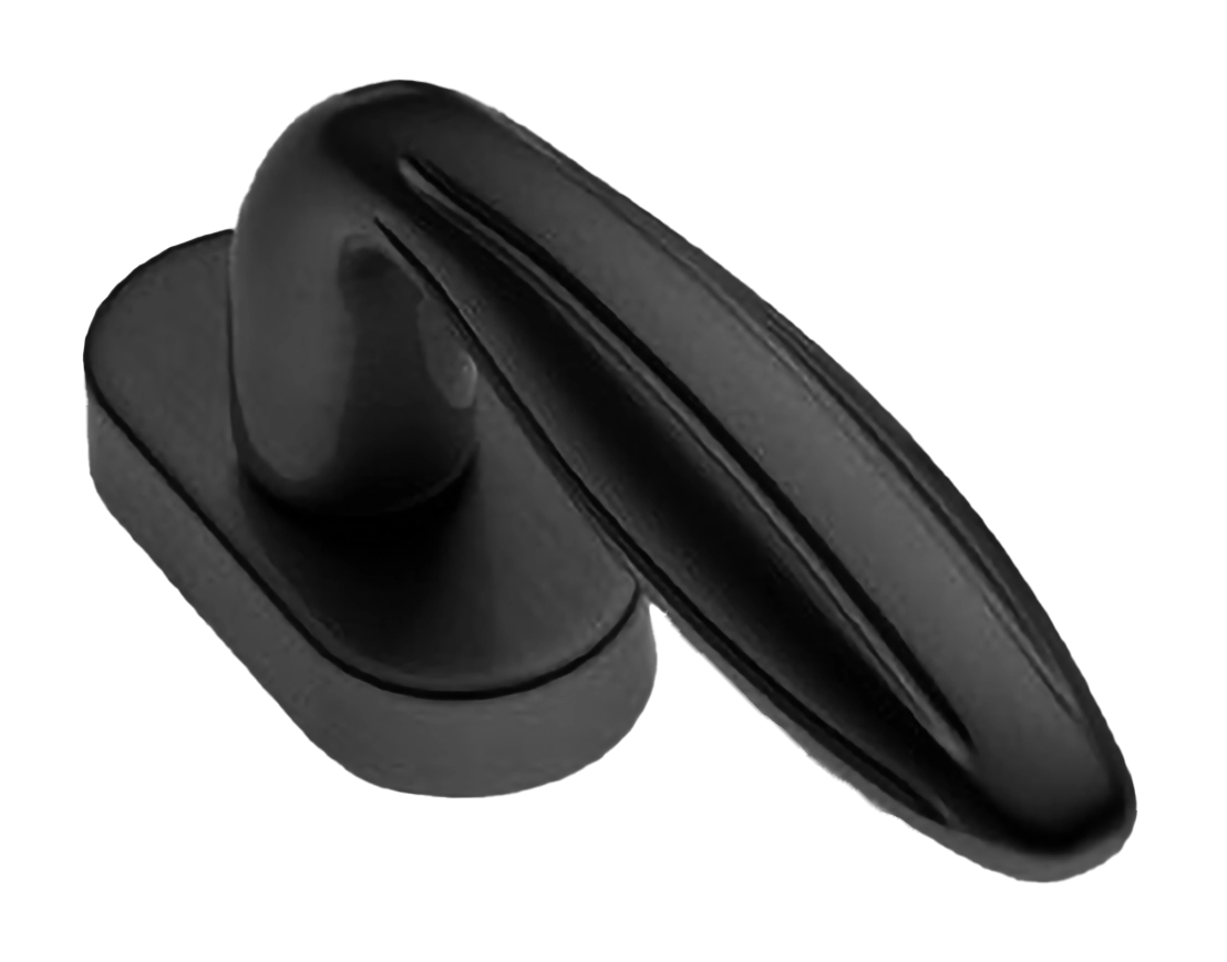 Ручка оконная BUD W1 NERO, цвет - черный фото купить в Омске