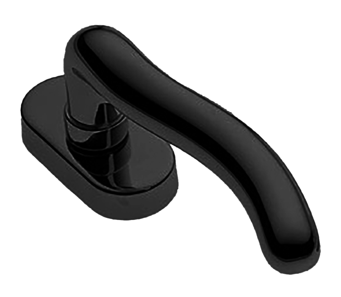 Ручка оконная SNAKE W1 NERO, цвет - черный фото купить в Омске