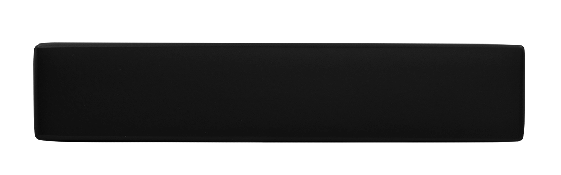 Ручка дверная SHUTTLE NERO-ST цвет черный soft-touch, ЦАМ фото купить в Омске