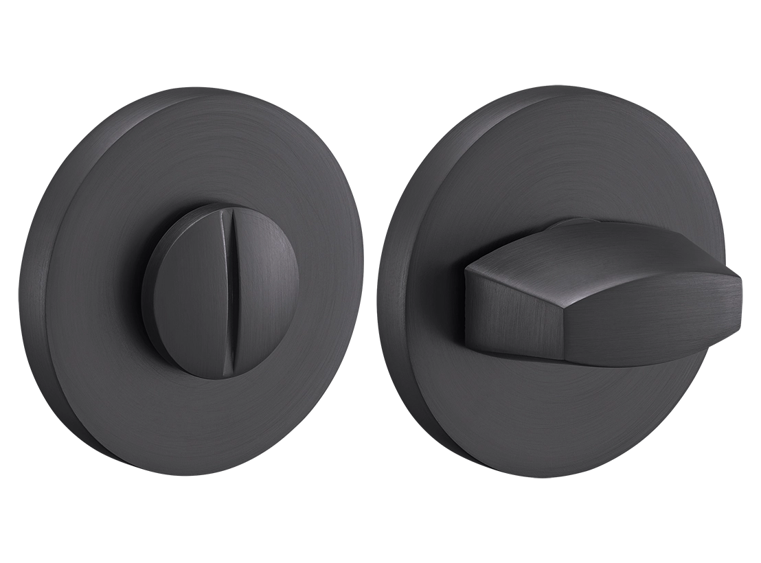 Завертка сантехническая MH-WC-R6 GR на круглой розетке, цвет графит, ЦАМ фото купить Омск