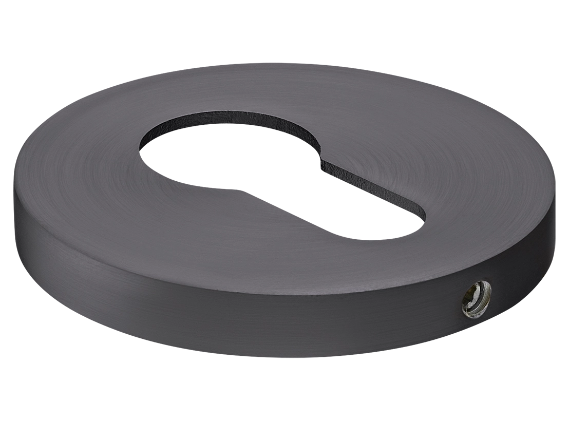 Накладка на замок MH-KH-R6 GR на круглой розетке, цвет матовый графит фото купить Омск