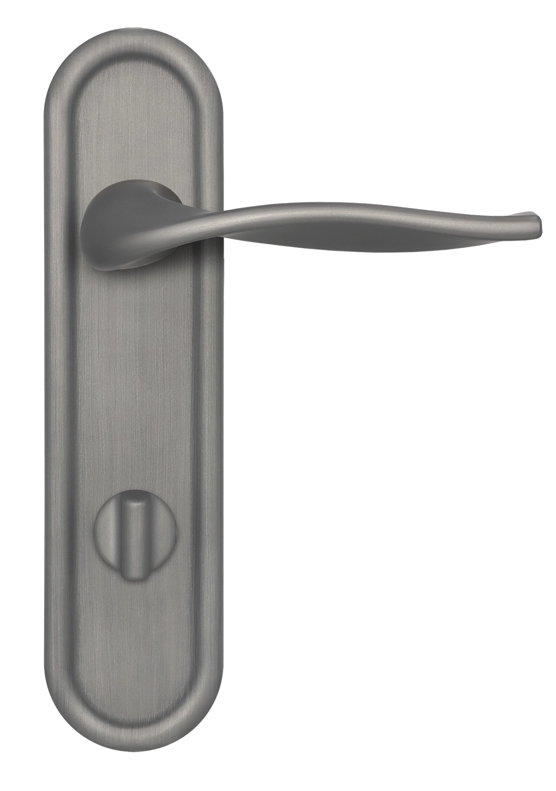 Ручка дверная SKYSCRAPER PLR WC WF на планке под сантехническую завертку, цвет Зимняя стужа/Winter Frost фото купить в Омске