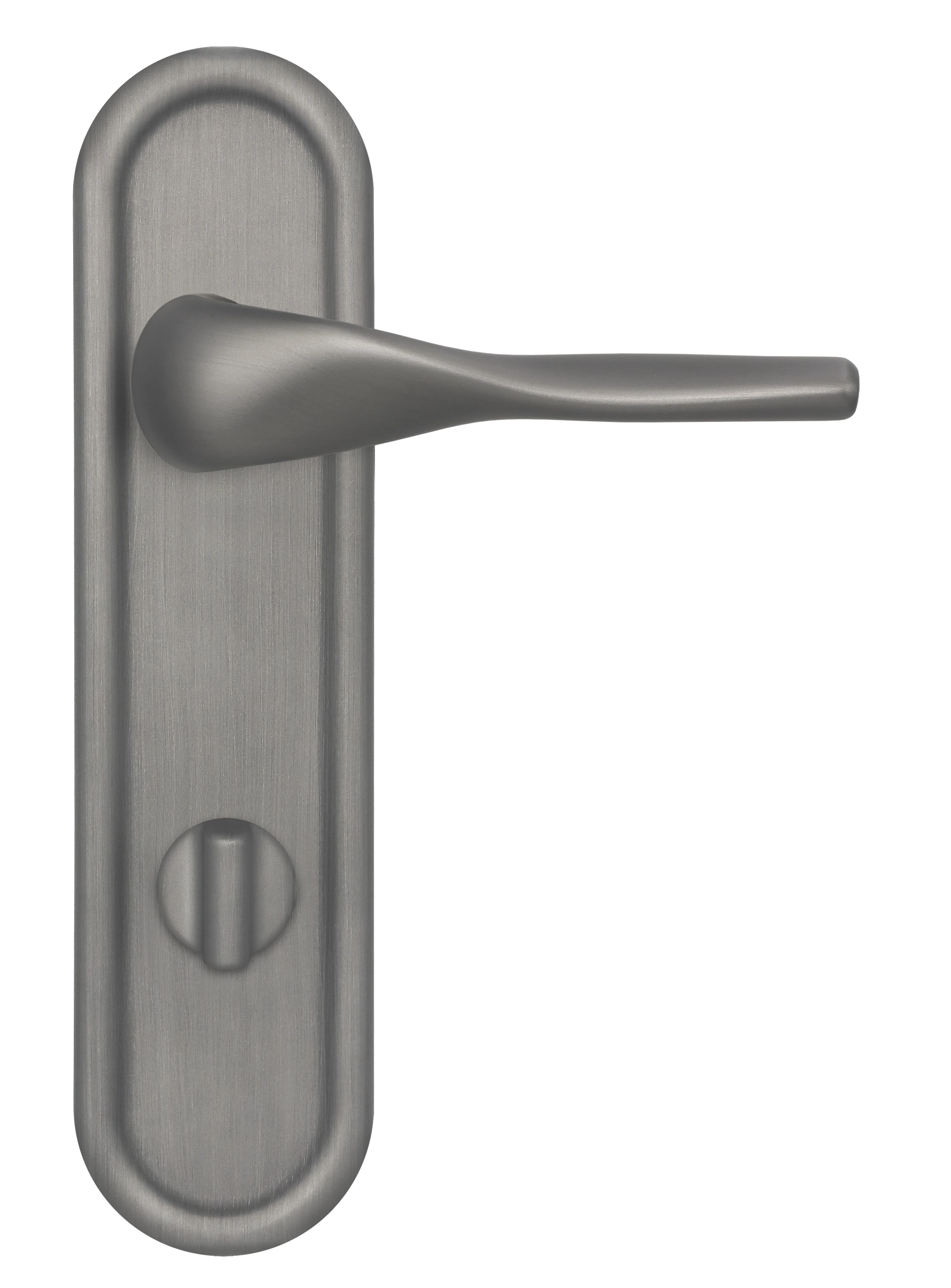 Ручка дверная LVB PLR WC WF на планке под сантехническую завертку, цвет Зимняя стужа/Winter Frost фото купить в Омске