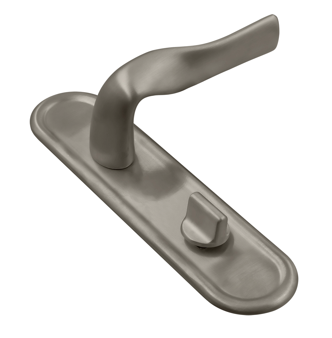 Ручка дверная LVB PLR WC SMI на планке под сантехническую завертку, цвет Весенняя дымка/Spring Mist фото купить Омск