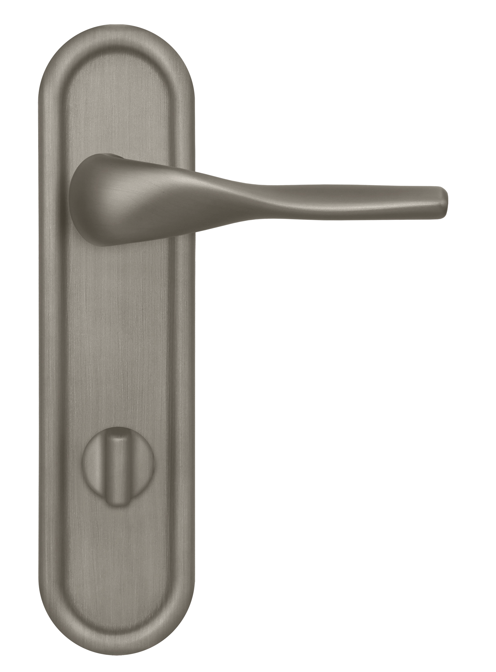 Ручка дверная LVB PLR WC SMI на планке под сантехническую завертку, цвет Весенняя дымка/Spring Mist фото купить в Омске