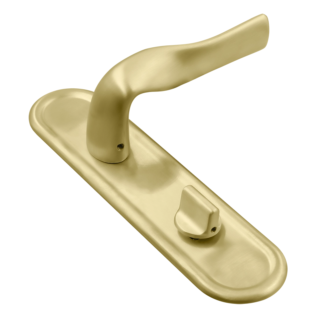 Ручка дверная LVB PLR WC AH на планке под сантехническую завертку, цвет Осенний мёд/Autumn Honey фото купить Омск