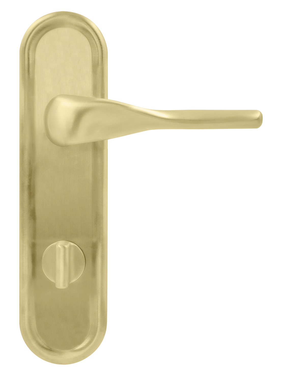 Ручка дверная LVB PLR WC AH на планке под сантехническую завертку, цвет Осенний мёд/Autumn Honey фото купить в Омске