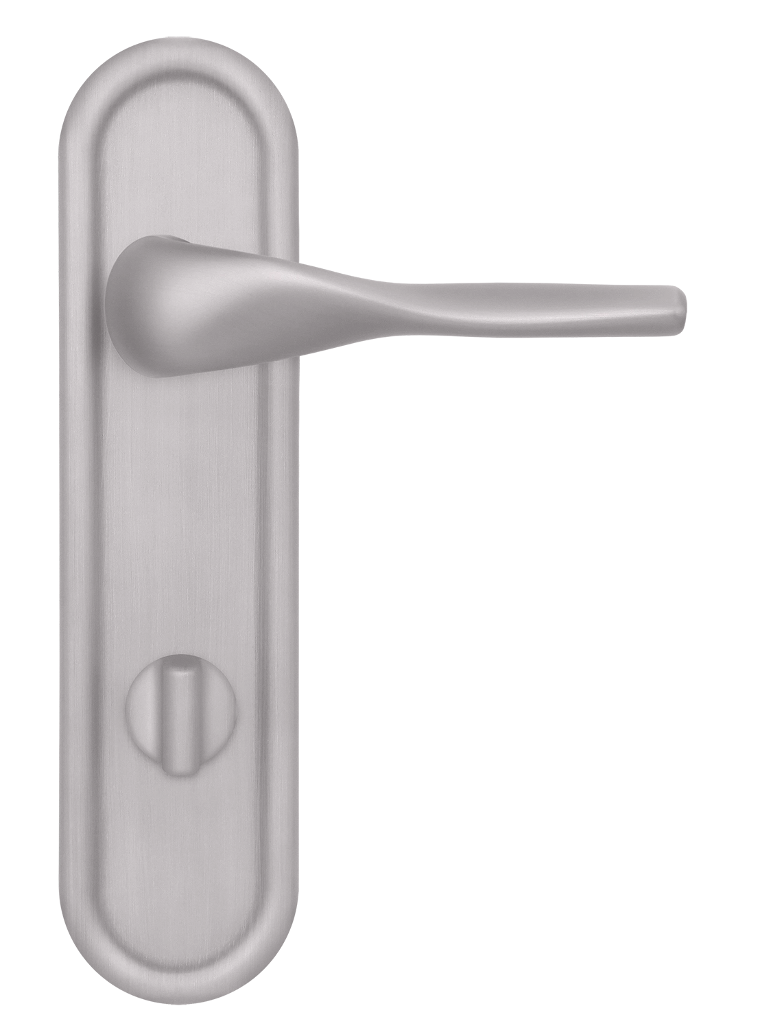 Ручка дверная LVB PLR WC SSW на планке под сантехническую завертку, цвет Стокгольмский снегопад/Stockholm Snowfall фото купить в Омске