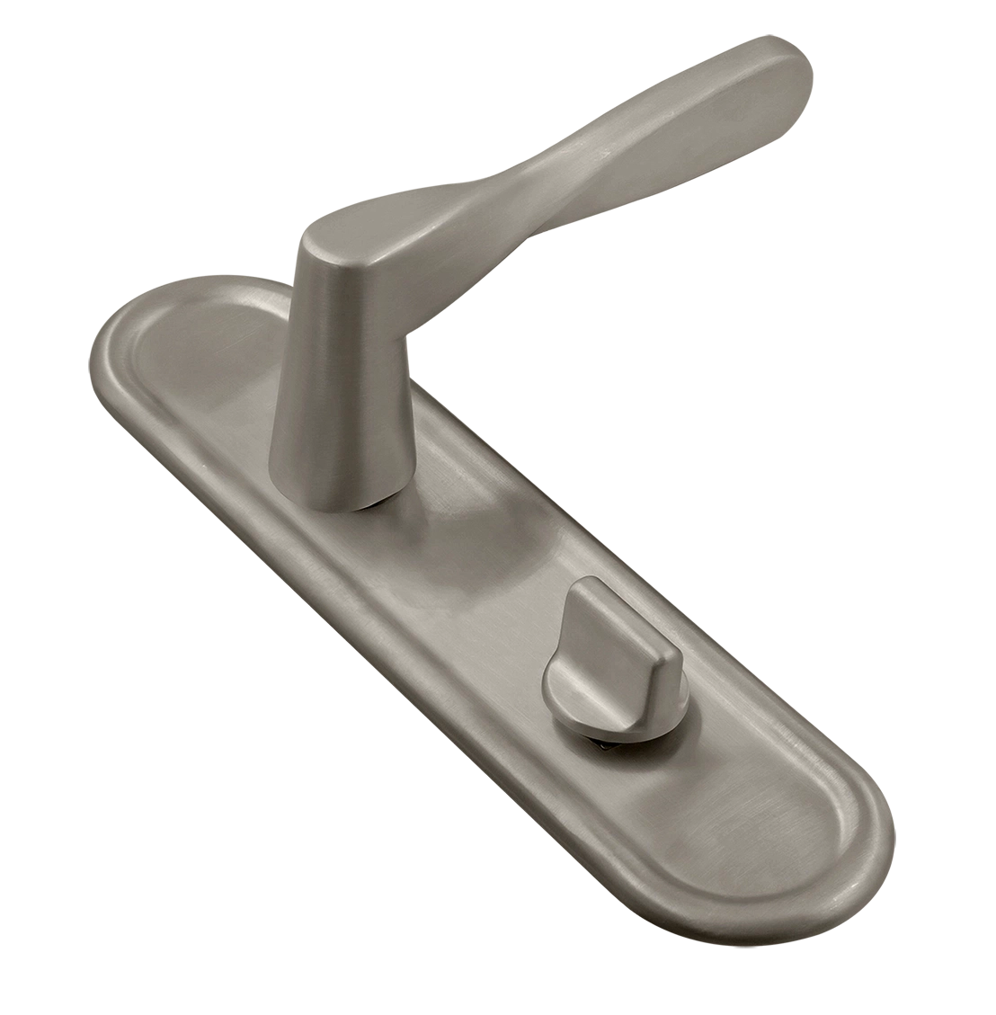 Ручка дверная THE OLYMPICS PLR WC SMI на планке под сантехническую завертку, цвет Весенняя дымка/Spring Mist фото купить Омск