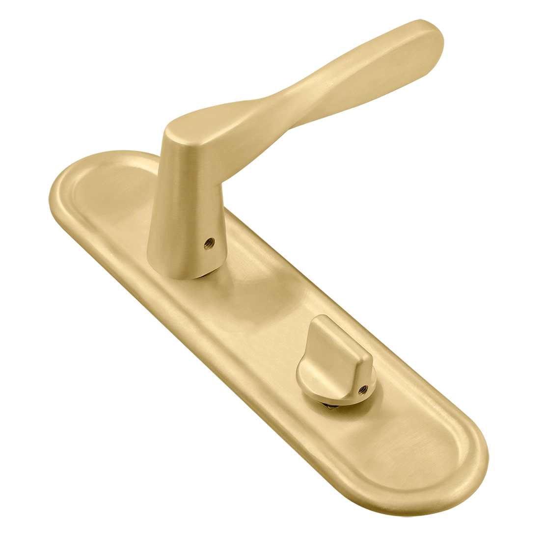 Ручка дверная THE OLYMPICS PLR WC AH на планке под сантехническую завертку, цвет Осенний мёд/Autumn Honey фото купить Омск