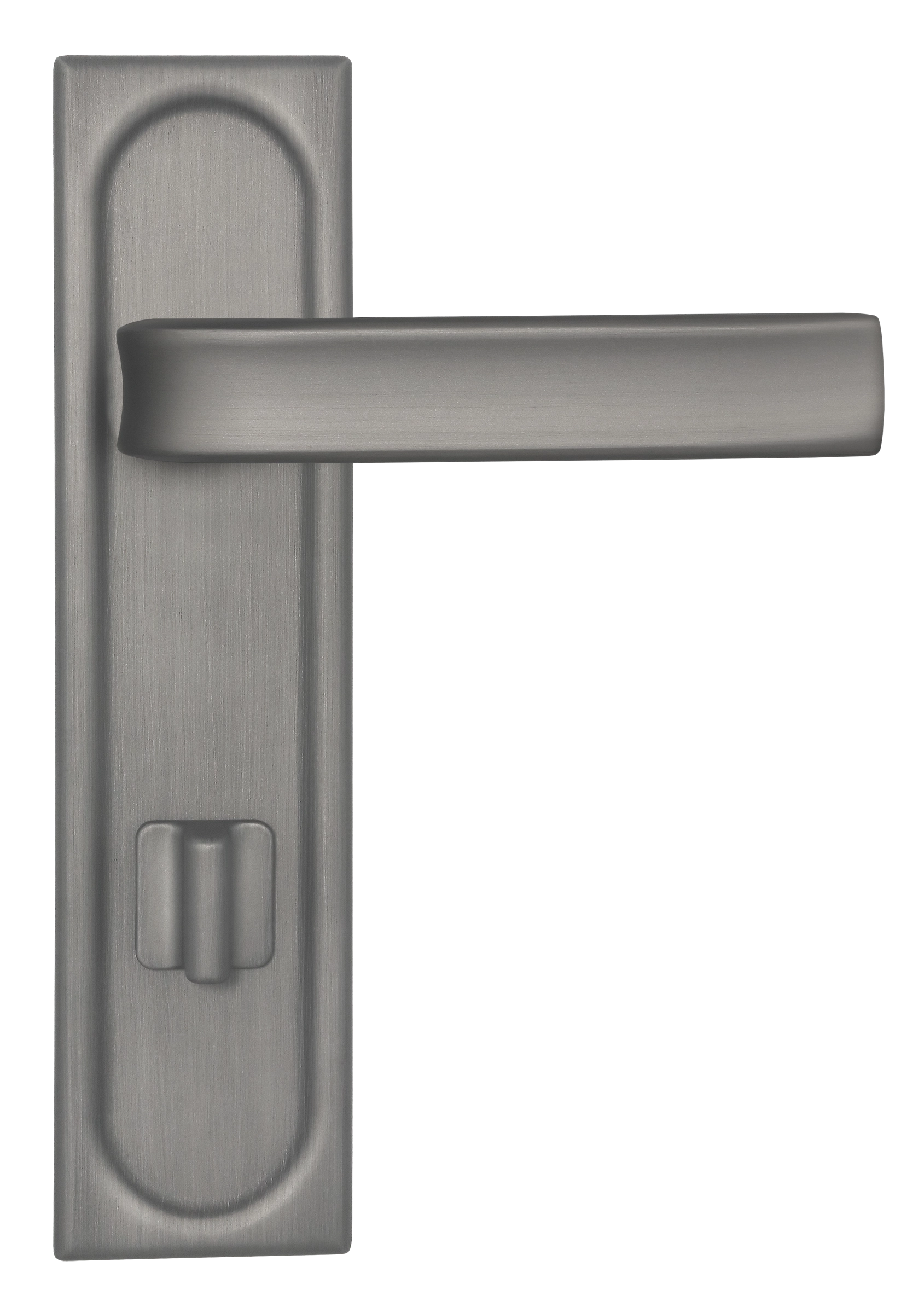 Ручка дверная THE BUS STATION PLS WC WF на планке под сантехническую завертку, цвет Зимняя стужа/Winter Frost фото купить в Омске