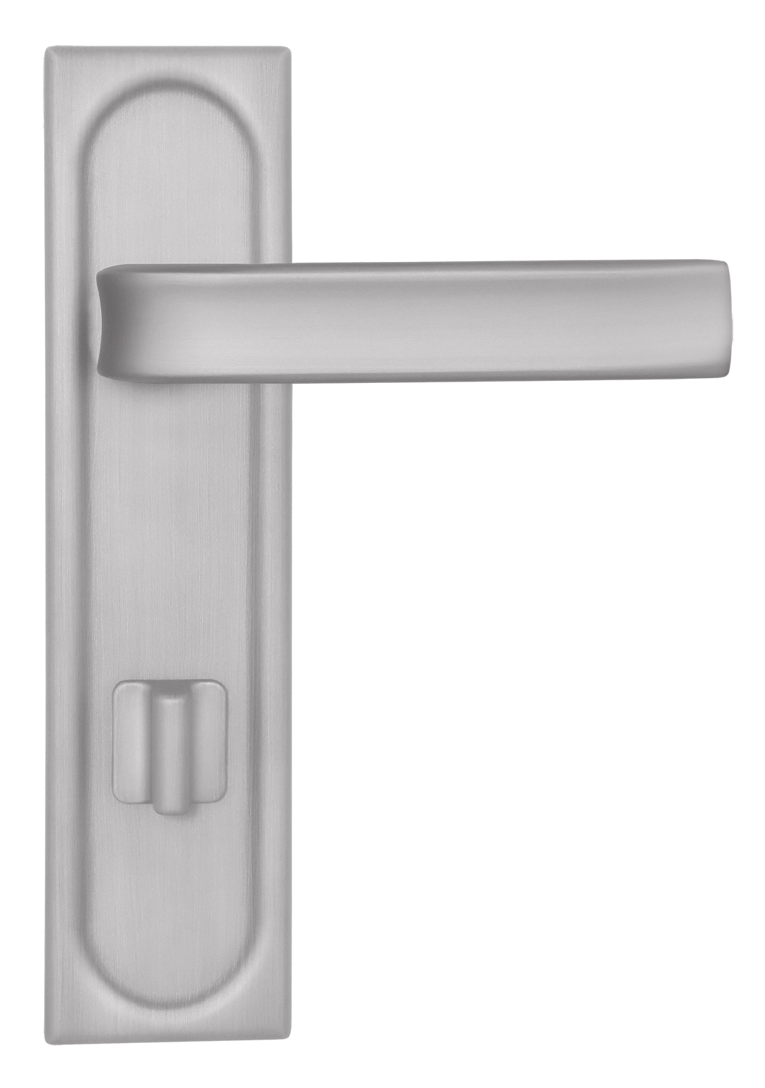 Ручка дверная THE BUS STATION PLS WC SSW на планке под сантехническую завертку, цвет Стокгольмский снегопад/Stockholm Snowfall фото купить в Омске