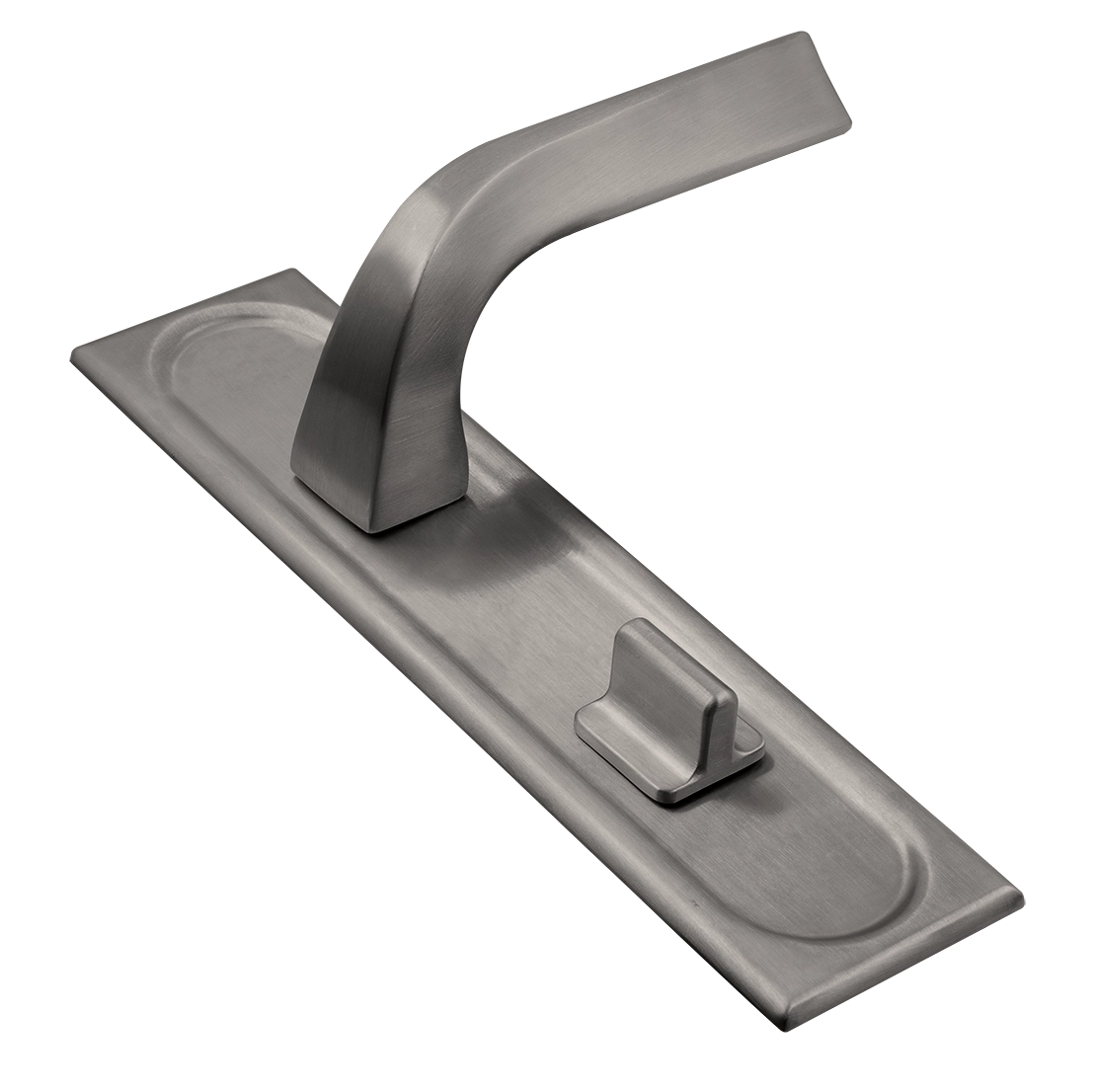 Ручка дверная WD CONCERT HALL PLS WC WF на планке под сантехническую завертку