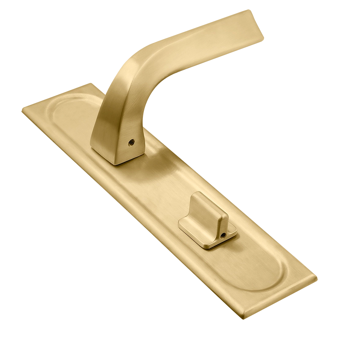 Ручка дверная WD CONCERT HALL PLS WC AH на планке под сантехническую завертку, цвет Осенний мёд/Autumn Honey фото купить Омск