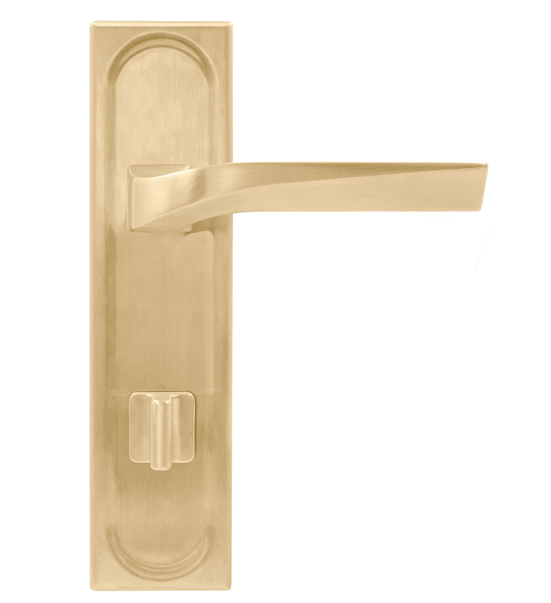 Ручка дверная WD CONCERT HALL PLS WC AH на планке под сантехническую завертку, цвет Осенний мёд/Autumn Honey фото купить в Омске