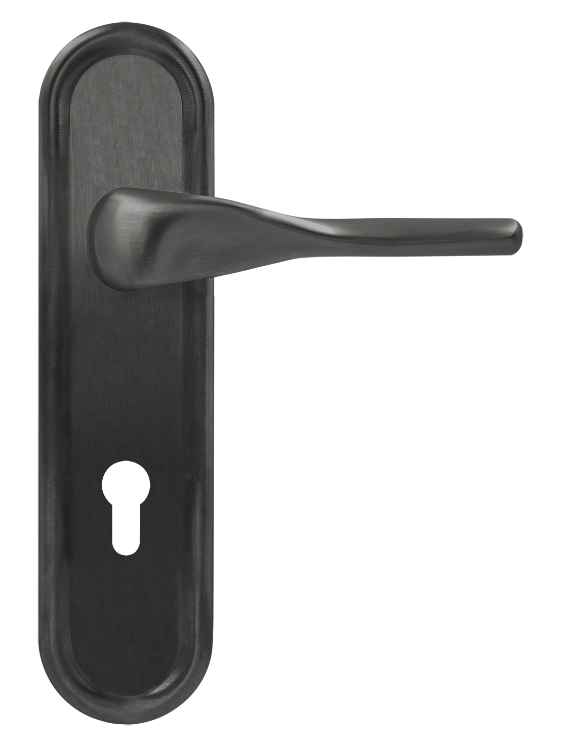 Ручка дверная LVB PLR KH SST на планке под ключевой цилиндр, цвет Летняя гроза/Summer Storm фото купить Омск