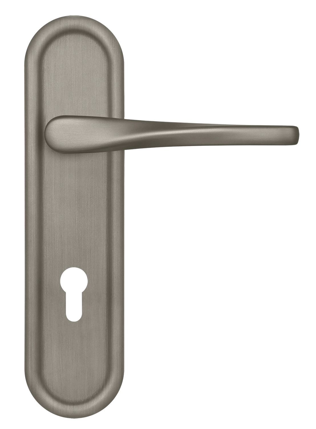 Ручка дверная THE OLYMPICS PLR KH SMI на планке под ключевой цилиндр, цвет Весенняя дымка/Spring Mist фото купить Омск