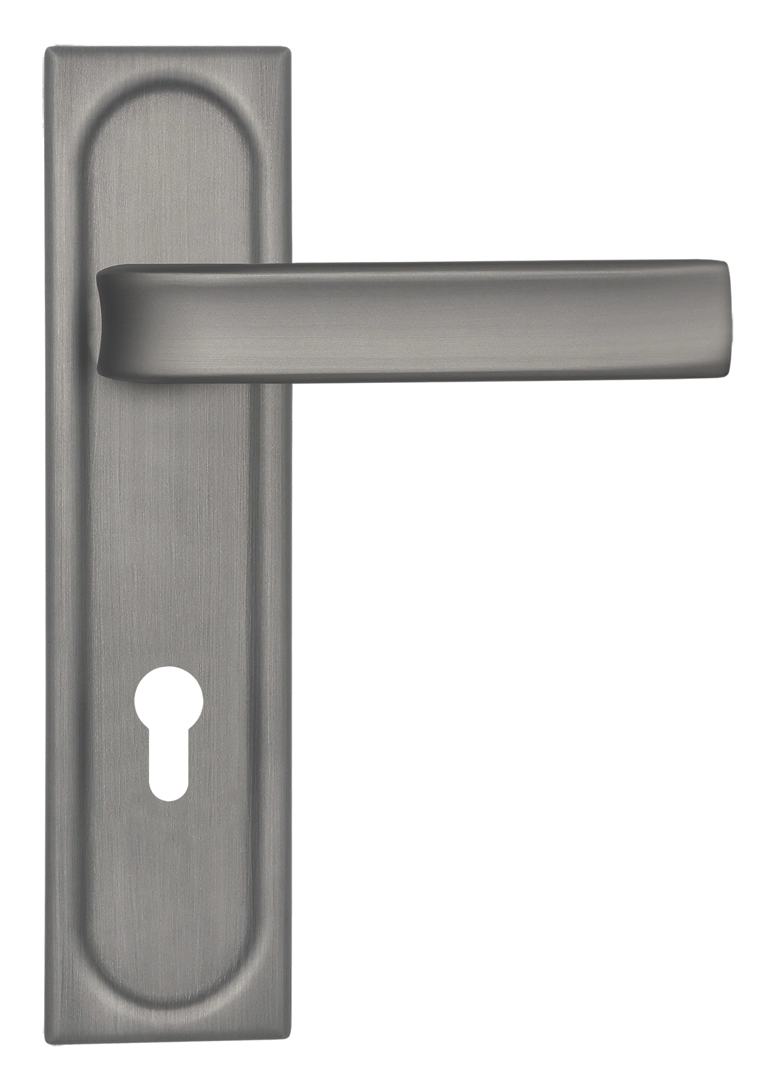 Ручка дверная THE BUS STATION PLS KH WF на планке под ключевой цилиндр, цвет Зимняя стужа/Winter Frost фото купить Омск