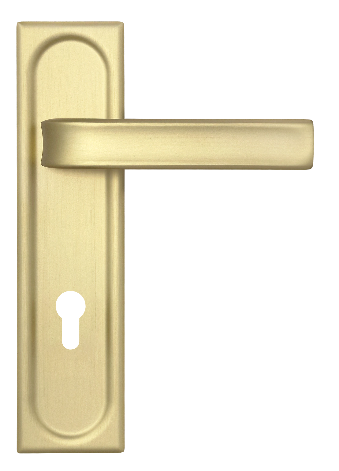 Ручка дверная THE BUS STATION PLS KH AH на планке под ключевой цилиндр, цвет Весенняя дымка/Spring Mist фото купить Омск