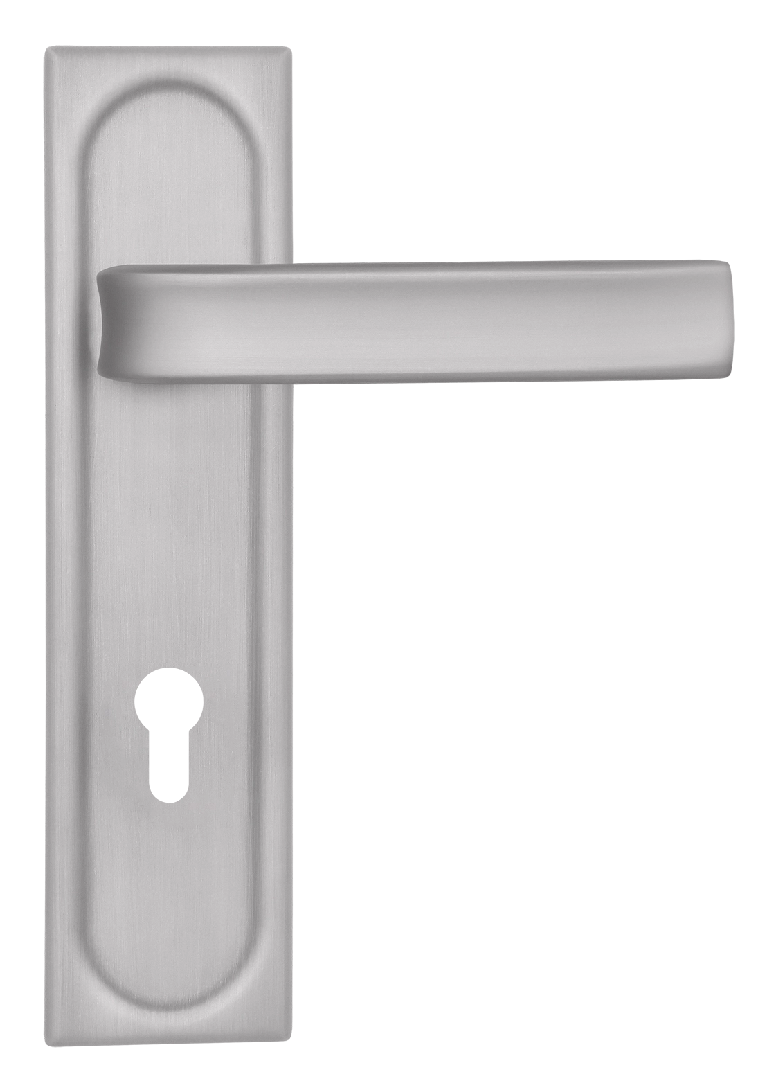 Ручка дверная THE BUS STATION PLS KH SSW на планке под ключевой цилиндр, цвет Стокгольмский снегопад/Stockholm Snowfall фото купить Омск