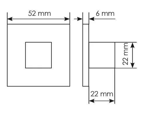 Комплект дверных ручек MH-54-S6 BL с заверткой MH-WC-S6 BL + замок M1895 BL, цвет черный фото дверная фурнитура Омск