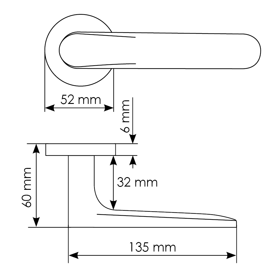 Комплект дверных ручек MH-59-R6 BL с заверткой MH-WC-R6 BL + магнитный замок M1895 BL, цвет черный фотомореллиОмск