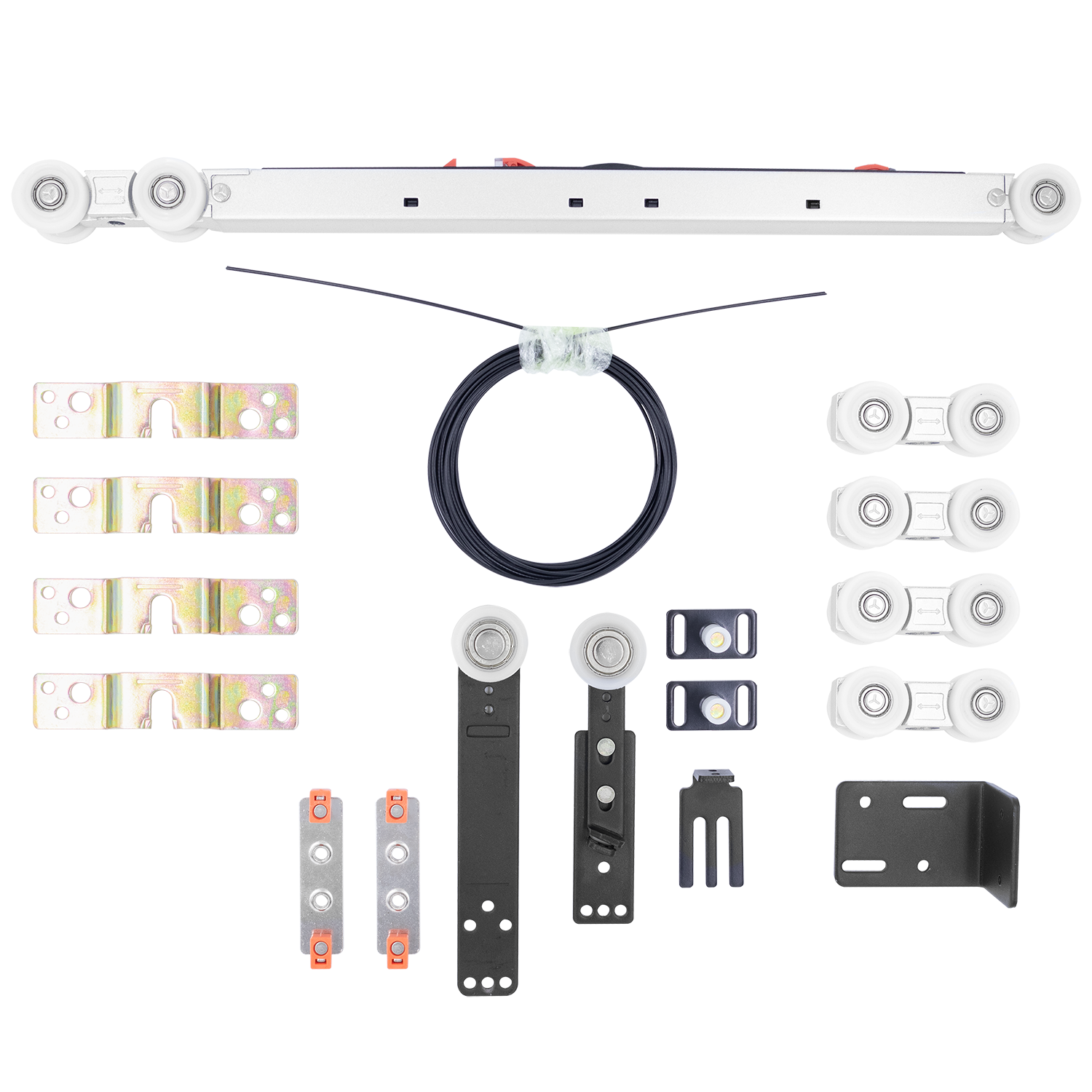 SET-TS 2+1, комплект системы TS для раздвижных дверей на 3 полотна (2 подвижных и 1 стационарное) фото купить Омск