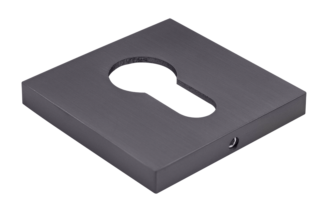 Накладка на замок MH-KH-S6 GR под евроцилиндр, цвет graphite фото купить Омск