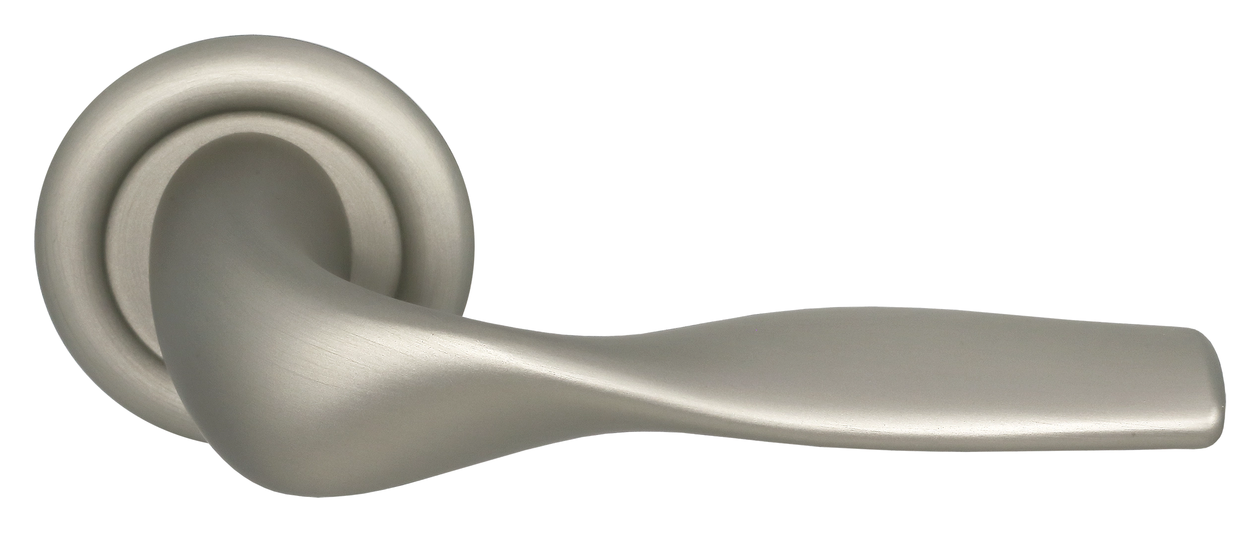 Ручка дверная LVB R7 SMI на круглой розетке, цвет Весенняя дымка/Spring Mist фото купить Омск