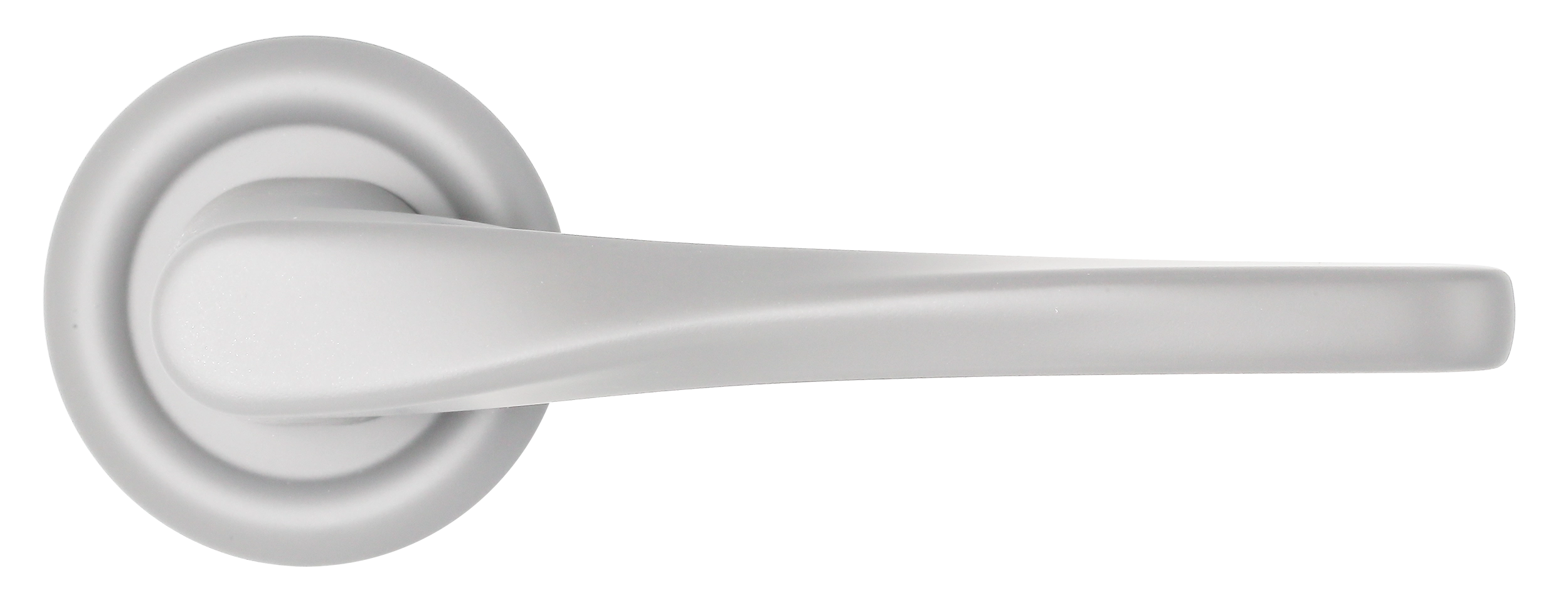 Ручка дверная THE OLYMPICS R7 SSW на круглой розетке, цвет Стокгольмский снегопад/Stockholm Snowfall фото купить в Омске