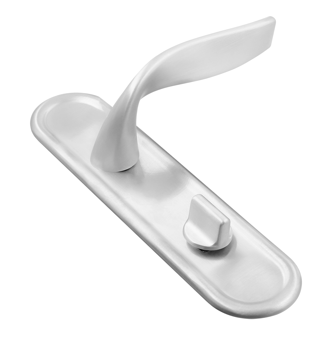 Ручка дверная SKYSCRAPER PLR SSW на планке, цвет Стокгольмский снегопад/Stockholm Snowfall фото купить Омск