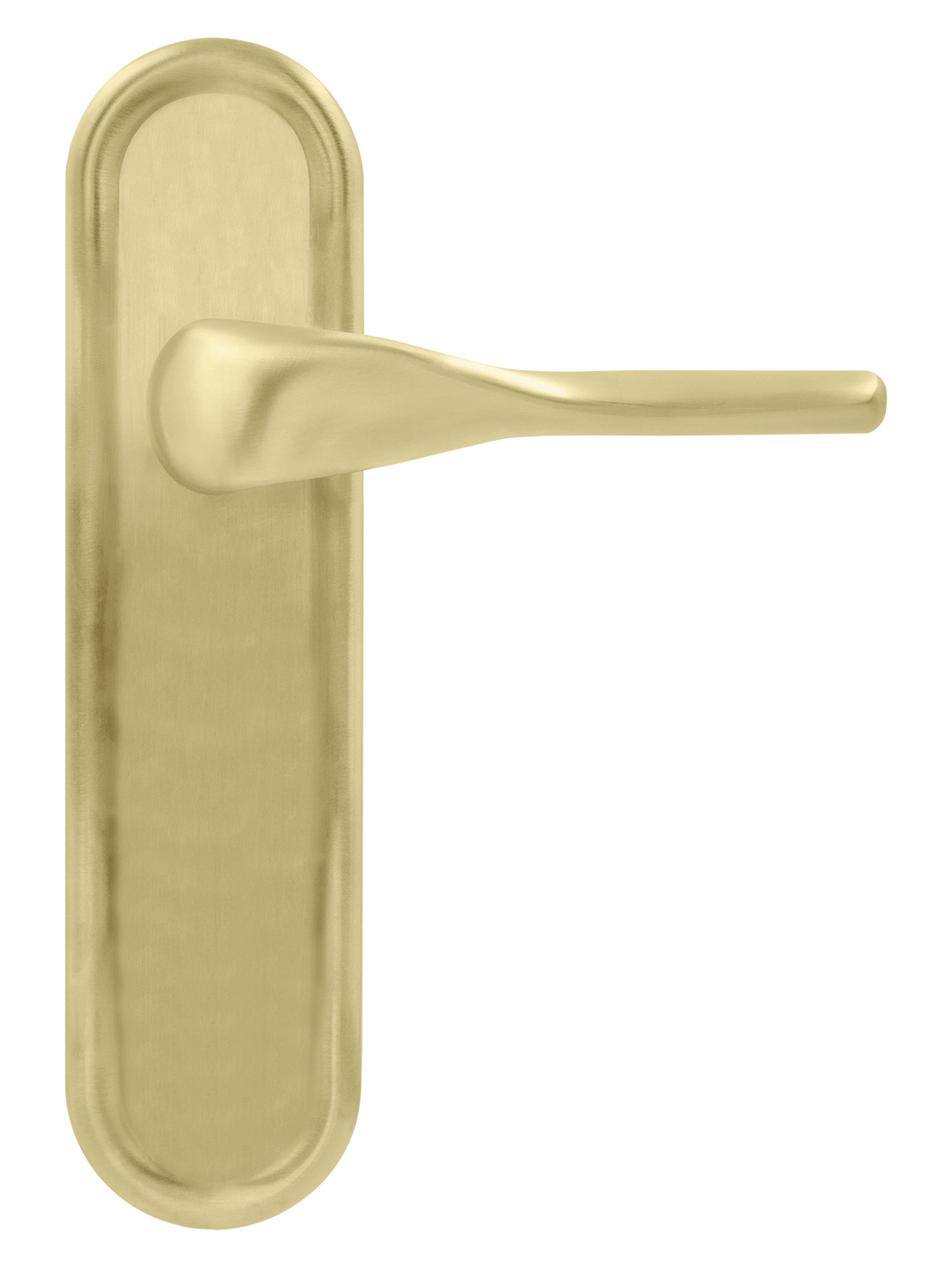 Ручка дверная LVB PLR AH на планке, цвет Осенний мёд/Autumn Honey фото купить в Омске