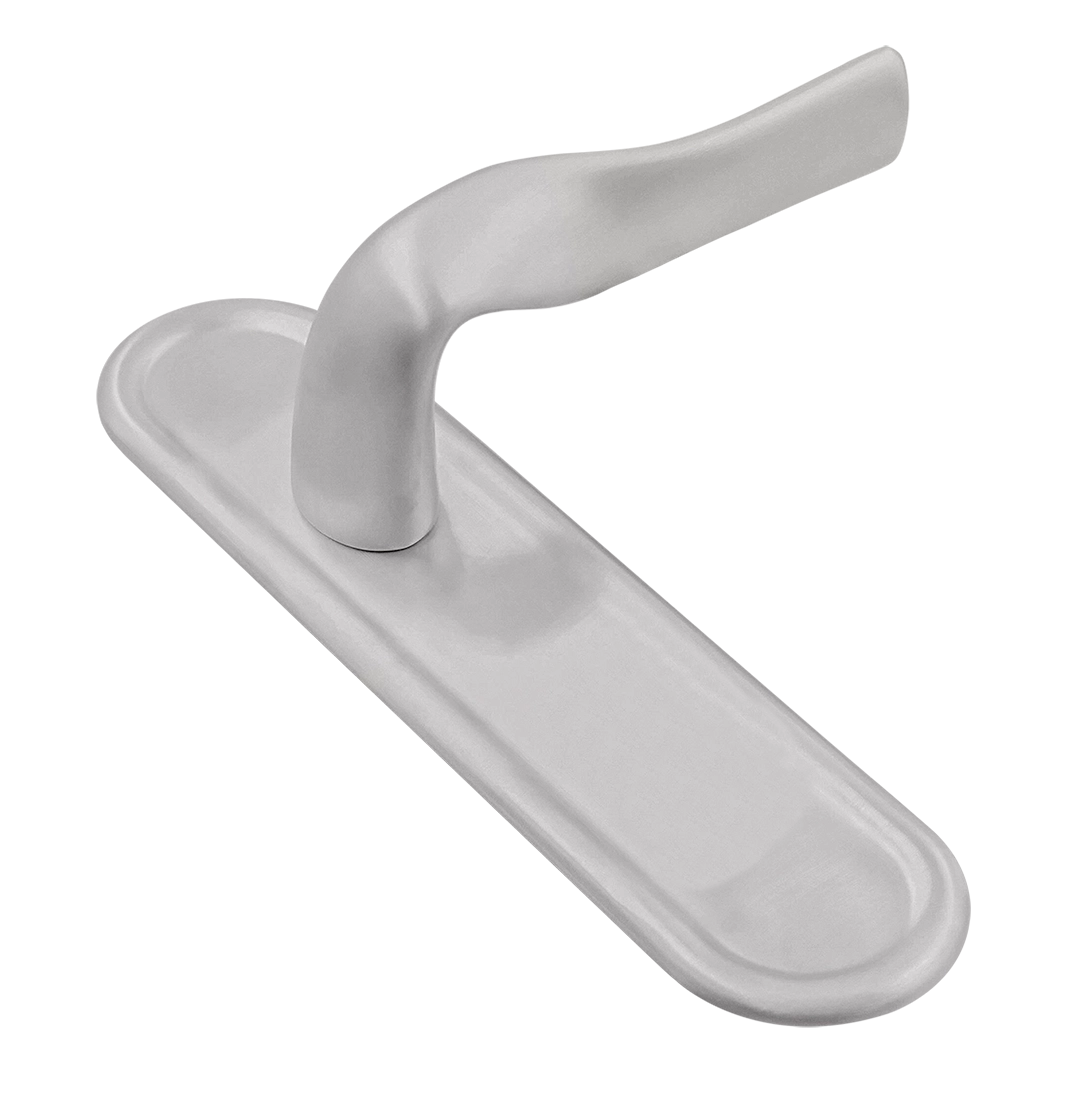 Ручка дверная LVB PLR SSW на планке, цвет Стокгольмский снегопад/Stockholm Snowfall фото купить Омск