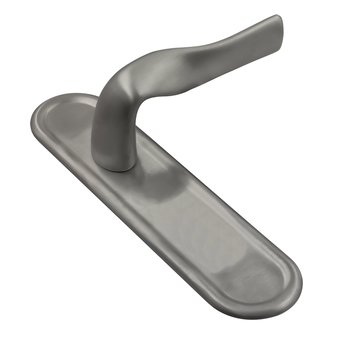 Ручка дверная LVB PLR WF на планке, цвет Зимняя стужа/Winter Frost фото купить Омск